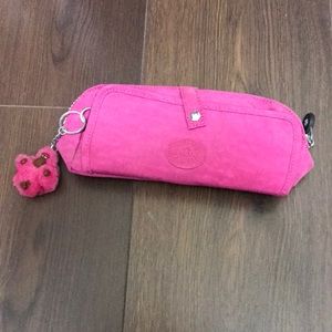 New Kipling Wolfe Roll-Up Pencil-Makeup Pouch
